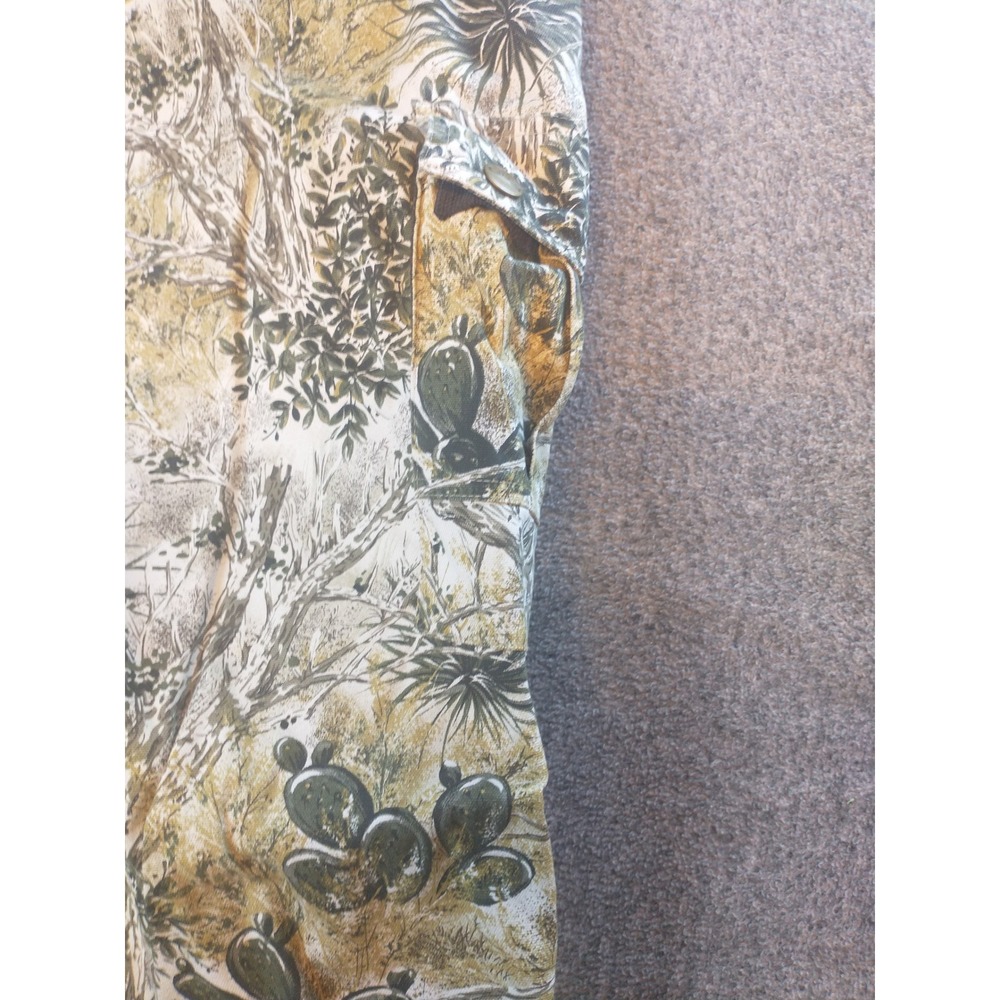 GameGuard Outdoors Mens Brush Country Camo Cargo Pants Tan Green 41x29 Hunting - Picture 9 of 16